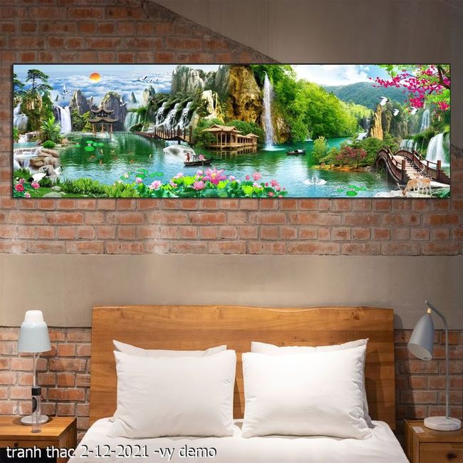 tranh phong thuy thac 2 12 2021 vy